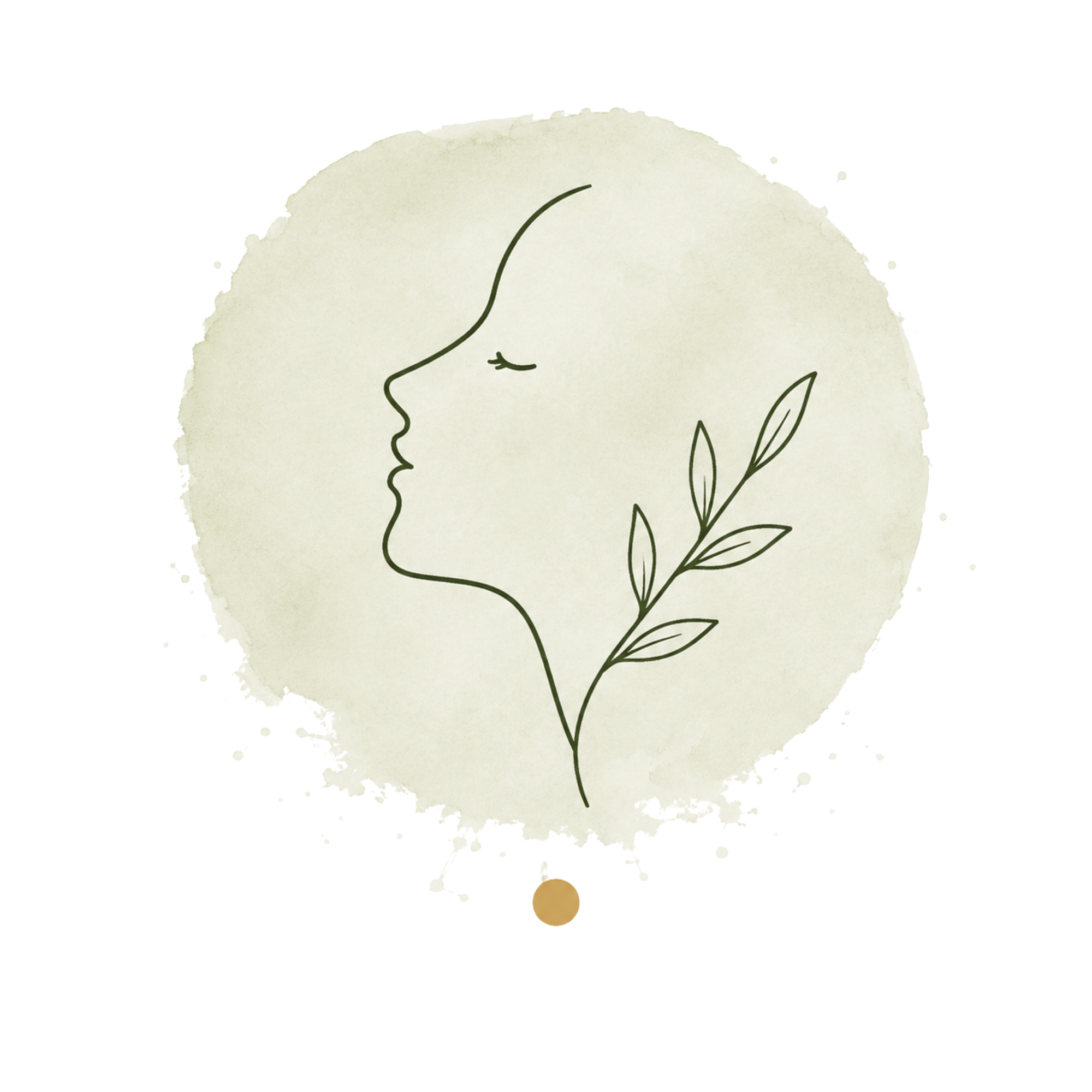 visage feuille icone